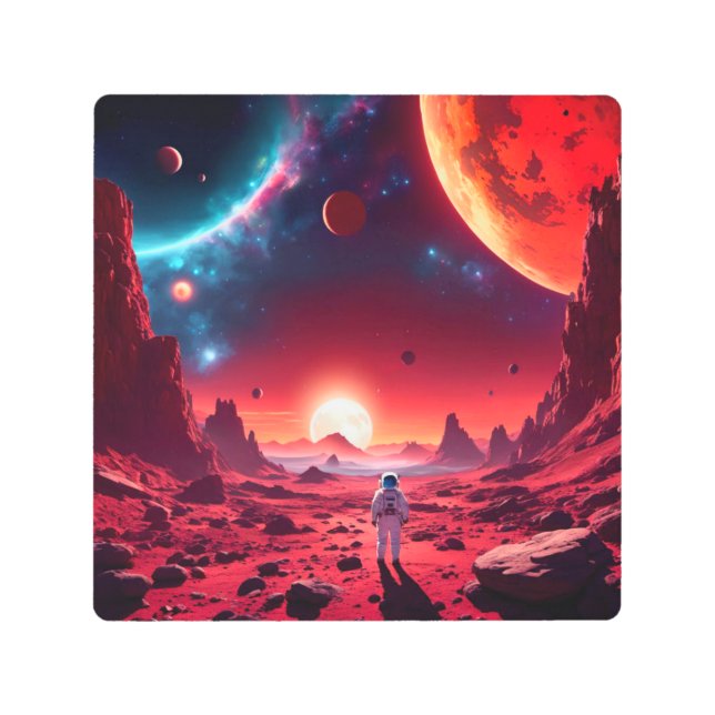 IMPRESIÓN EN METAL MARTIAN SETTLERS (Anverso)