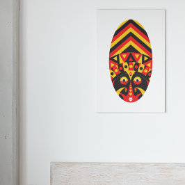 Impresión En Metal Máscara aborigen