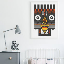 Impresión En Metal Máscara Bobo Bwa