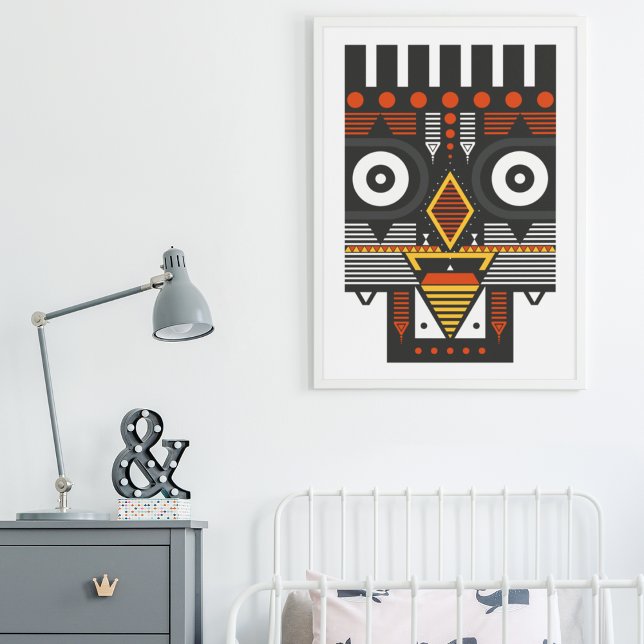 Impresión En Metal Máscara Bobo Bwa (Subido por el creador)