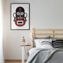 Máscara de africanos