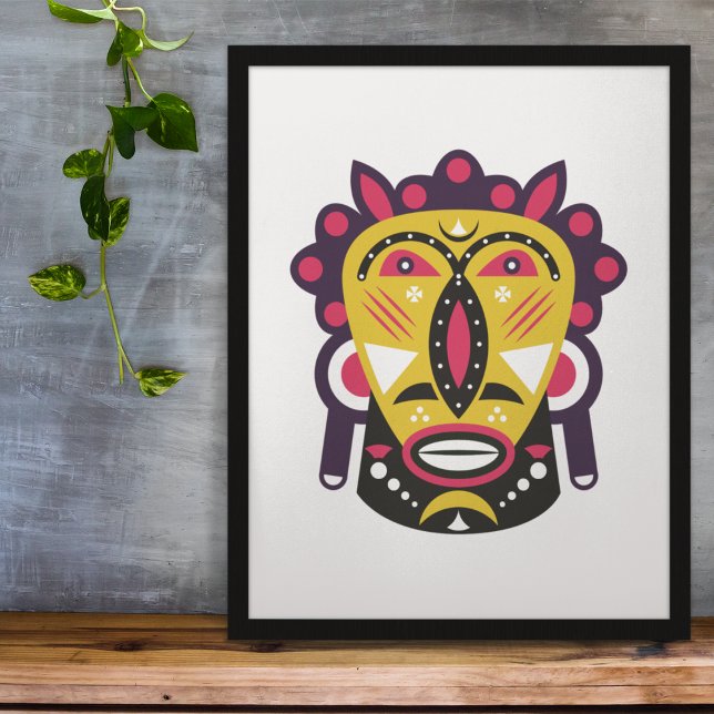 Impresión En Metal Máscara de Kuba (Subido por el creador)