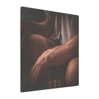 Impresión En Metal "Masculinidad majestuosa: obra maestra Metalizado 