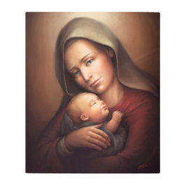 Impresión En Metal Maternidad divina