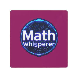 Impresión En Metal Math Teacher Math Whisperer