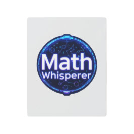 Impresión En Metal Math Teacher Math Whisperer