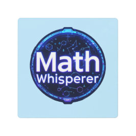 Impresión En Metal Math Teacher Math Whisperer