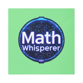 Impresión En Metal Math Teacher Math Whisperer
