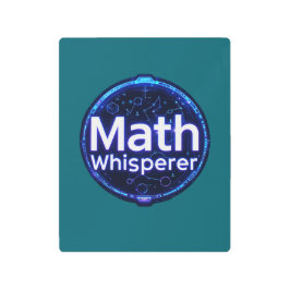 Impresión En Metal Math Teacher Math Whisperer