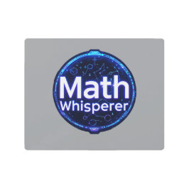 Impresión En Metal Math Teacher Math Whisperer