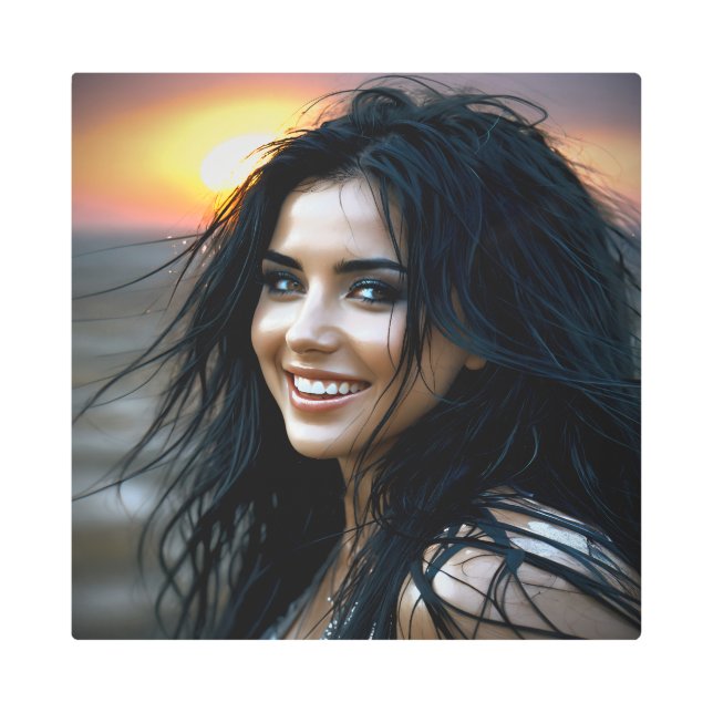 Impresión En Metal Me encantaría ser yo 10 (Anverso)