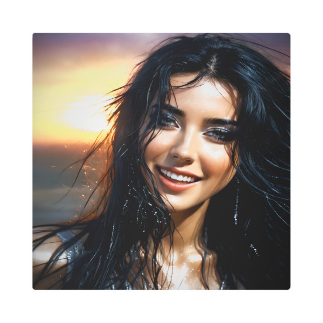 Impresión En Metal Me encantaría ser yo 39 (Anverso)