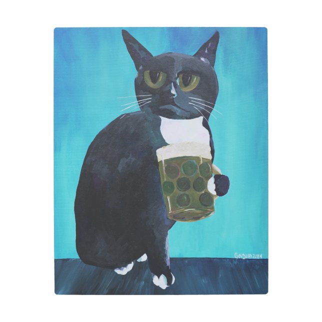 Impresión En Metal Meau o Nunca (Anverso)