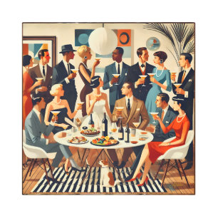 Impresión En Metal Mediados Del Siglo Moderno Los Intelectuales Marti