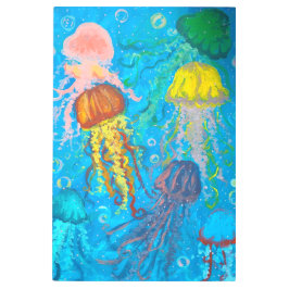 Impresión En Metal medusas, océano, mar