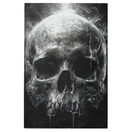 Impresión En Metal Melting Skull: Ethereal Glow
