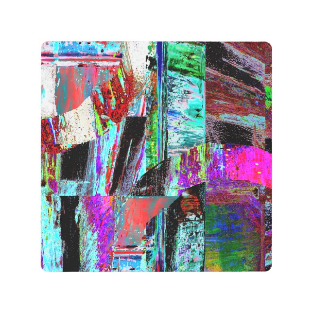 Impresión En Metal Metal Wall Art – Neon Pulse (Anverso)