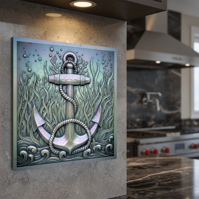 Impresión En Metal Metallic Iridescent Anchor D1223 (Subido por el creador)