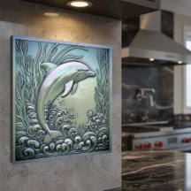 Metallic Iridescent Dolphin D1223