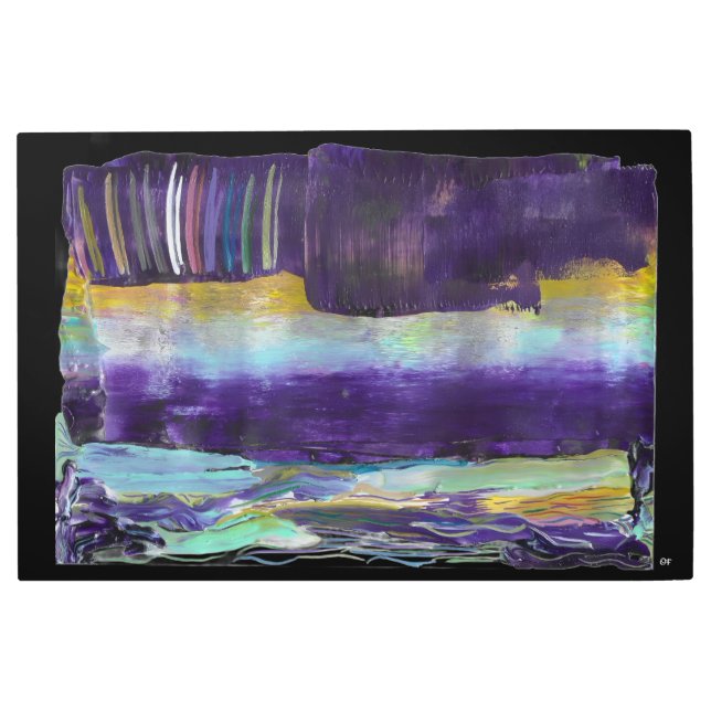 Impresión En Metal Metallic Waves (Anverso)