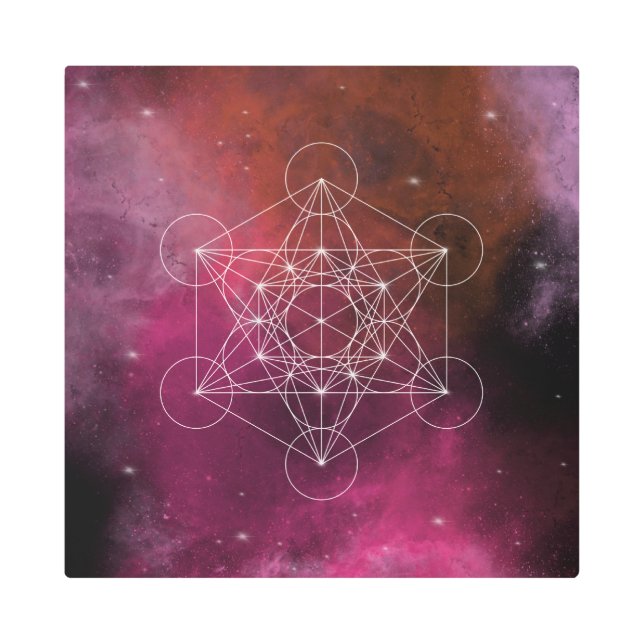 Impresión En Metal Metatron arcangel zen (Anverso)