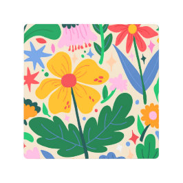 Impresión En Metal Mezcla de flores