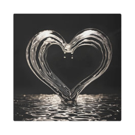 Impresión En Metal Mi amor es profundo