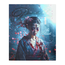 Impresión En Metal Mi bella muerte zombie (serie de Ilustraciones)