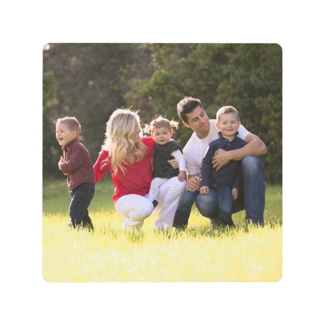 Impresión En Metal Mi imagen en CANVAS Asequible de FAUX - ¡subir fot (Anverso)