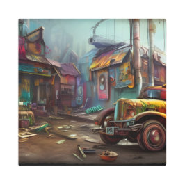 Impresión En Metal Mi muy zorro antidisturbios