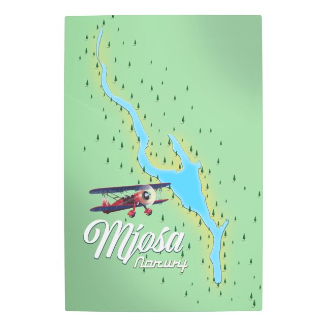 Impresión En Metal Mjøsa (Anverso)