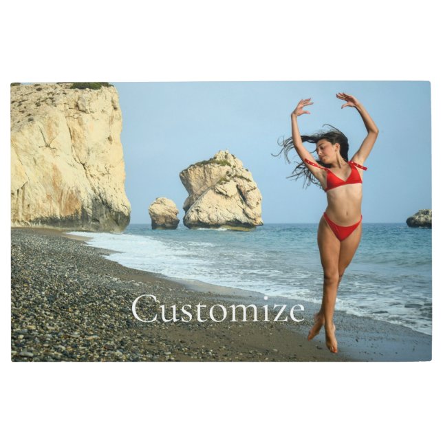 Impresión En Metal Modelo bikini bailando Thunder_Cove (Anverso)