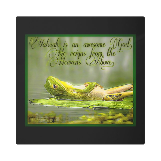 Impresión En Metal Modelos anfibios: Lázaro de rana 01-02 (Anverso)