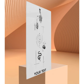 Impresión En Metal Modern Black & White Metal Print