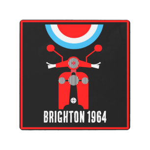 Impresión En Metal Modos británicos 1964