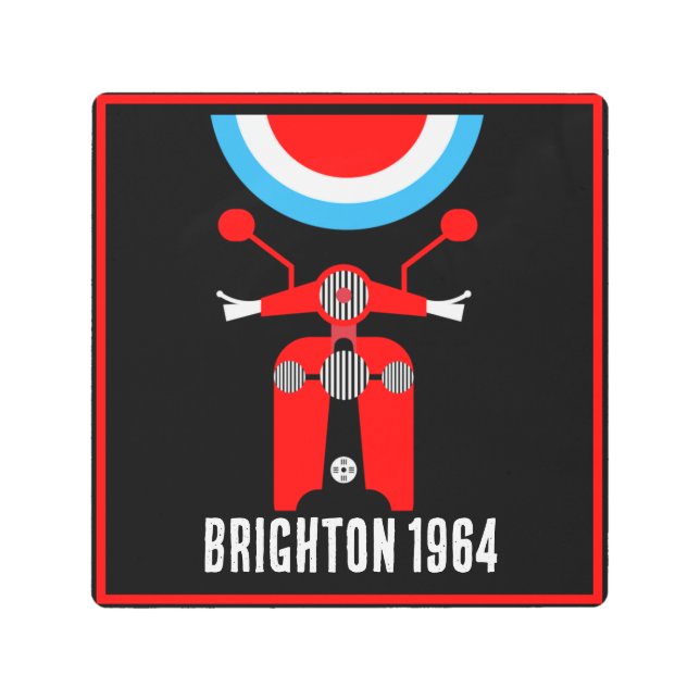 Impresión En Metal Modos británicos 1964 (Anverso)