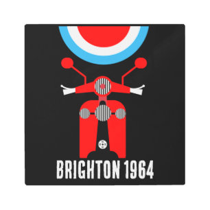 Impresión En Metal Modos británicos 1964