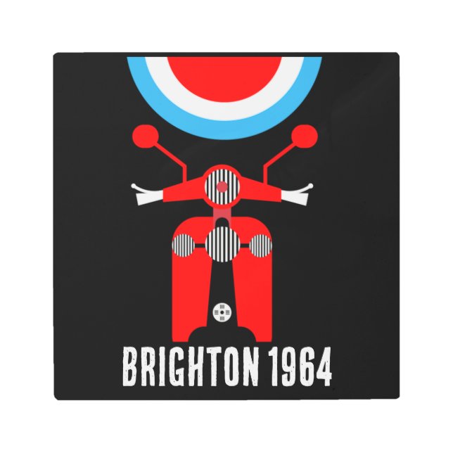 Impresión En Metal Modos británicos 1964 (Anverso)