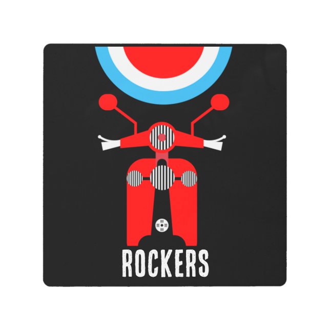 Impresión En Metal Modos británicos 1964 (Anverso)