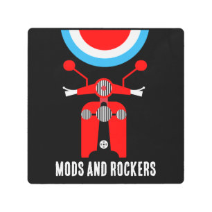 Impresión En Metal Modos británicos 1964