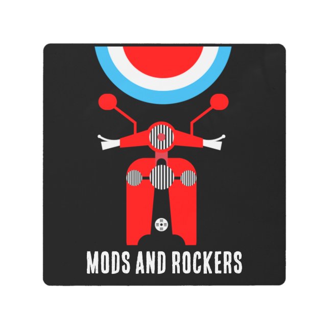 Impresión En Metal Modos británicos 1964 (Anverso)