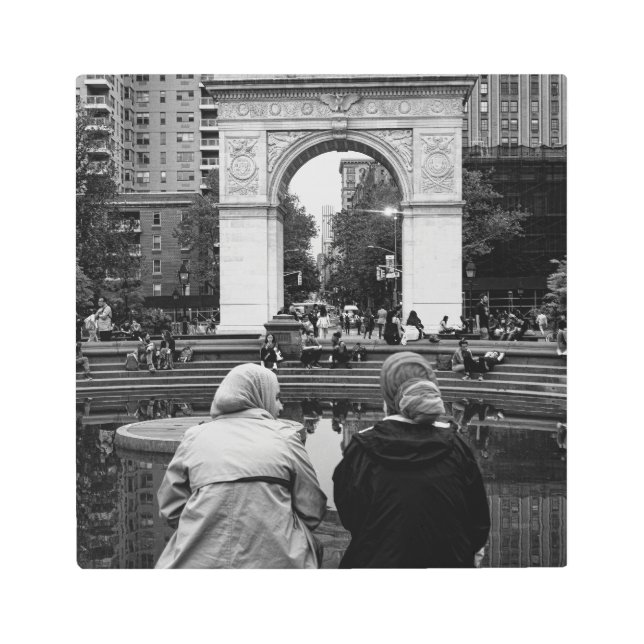 Impresión En Metal Momento positivo: Parque Washington Square (Anverso)