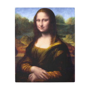 Impresión En Metal Mona Lisa (Retrato de Lisa Gherardini)