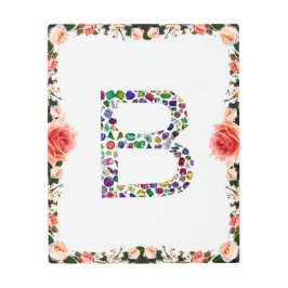 Impresión En Metal Monograma B