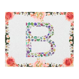 Impresión En Metal Monograma B