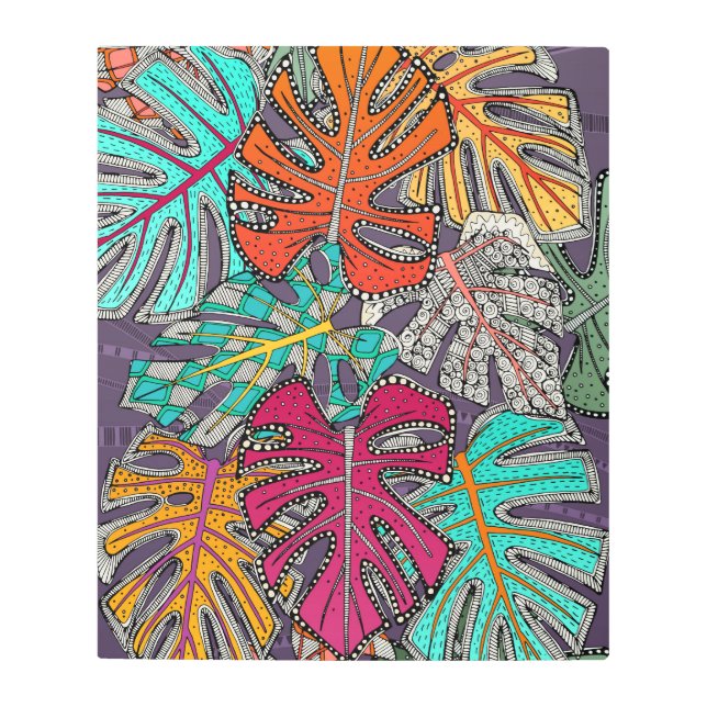 Impresión En Metal monstera deliciosa (Anverso)