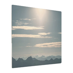 Impresión En Metal Montañas de Noruega