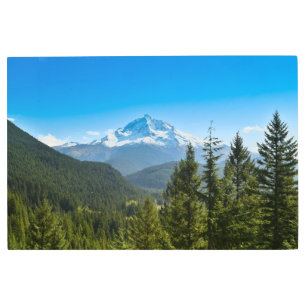 Impresión En Metal Montañas Monte Hood Oregon
