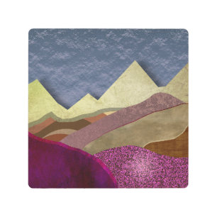 Impresión En Metal Montañas Mulberry