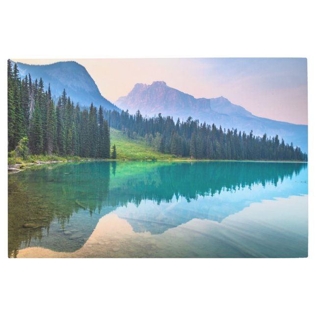 Impresión En Metal Montañas | Parque nacional Yoho, Columbia Británic (Anverso)